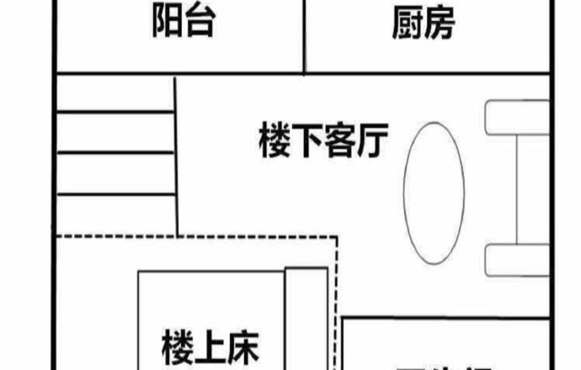 御龍華庭1室1廳主臥出租租金1000元/月