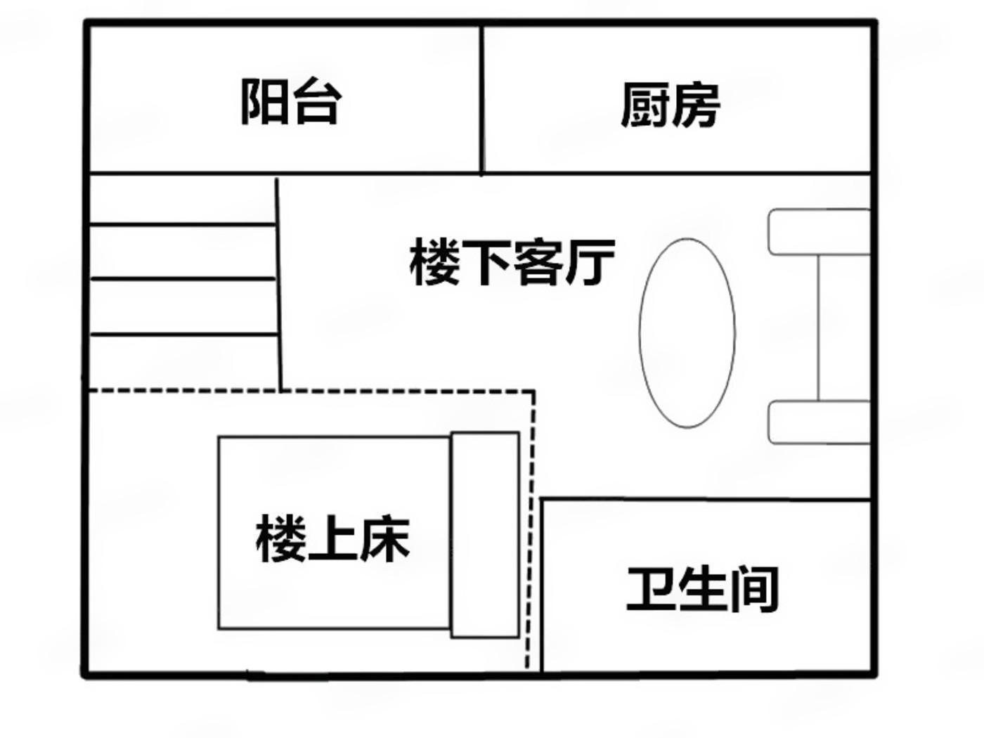 東泉新村1室1廳出租租金980元/月