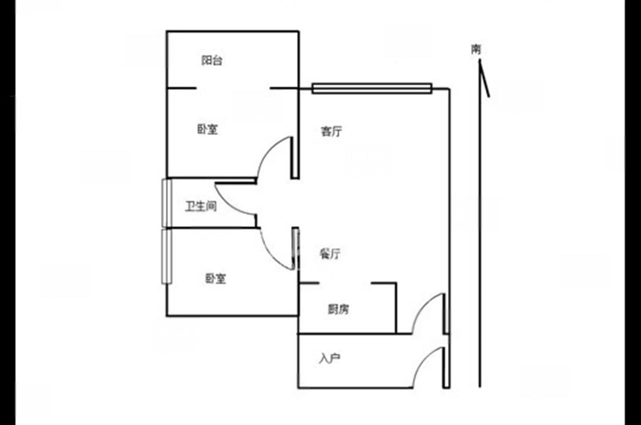 公園大地(六期)2室2廳出租租金4800元/月