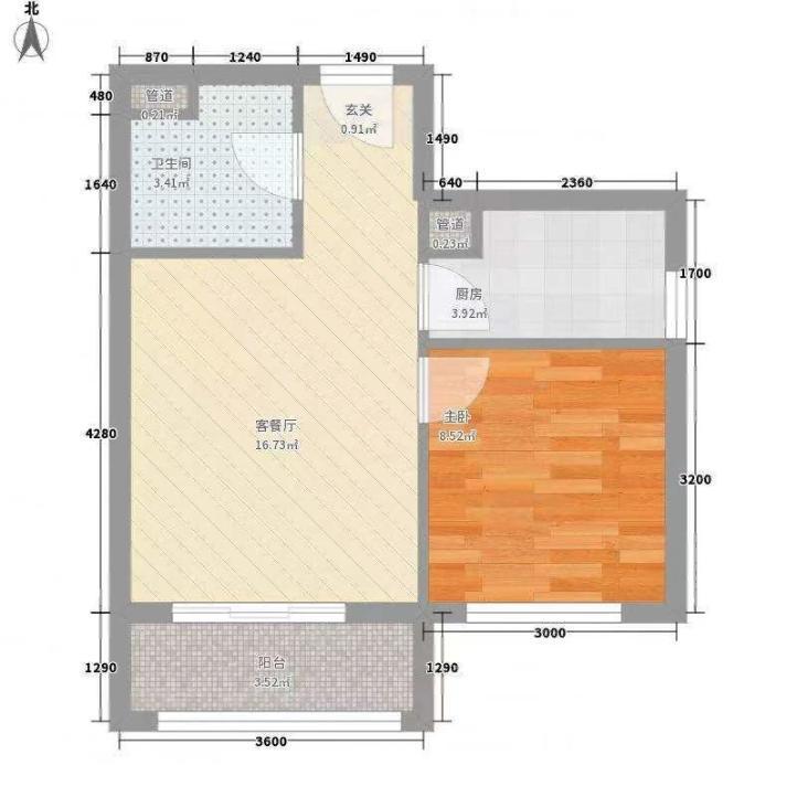 輕鐵西花園1室1廳主臥出租租金2000元/月