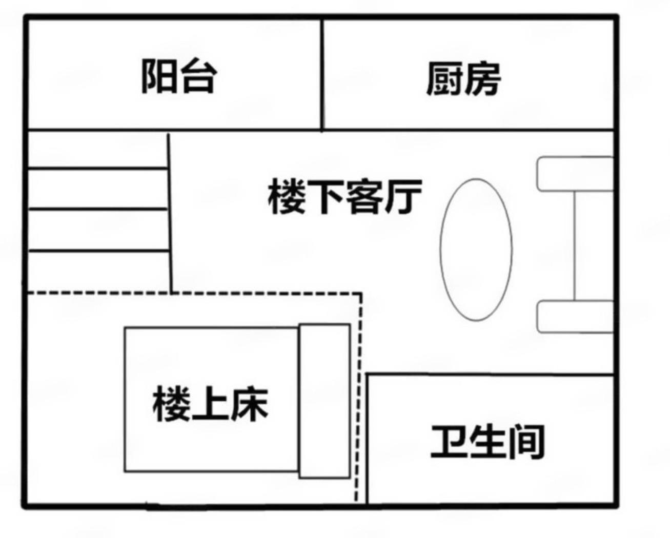 后亭雅苑1室1廳出租租金900元/月