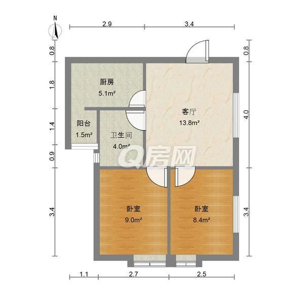 興隆大廈-2室1廳-隨時入住