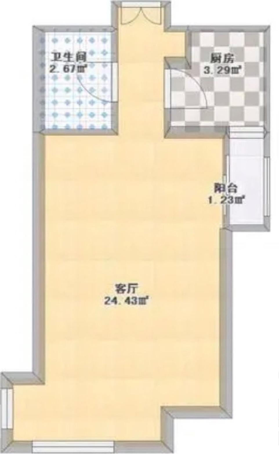 馬山頭村1室0廳主臥出租租金800元/月