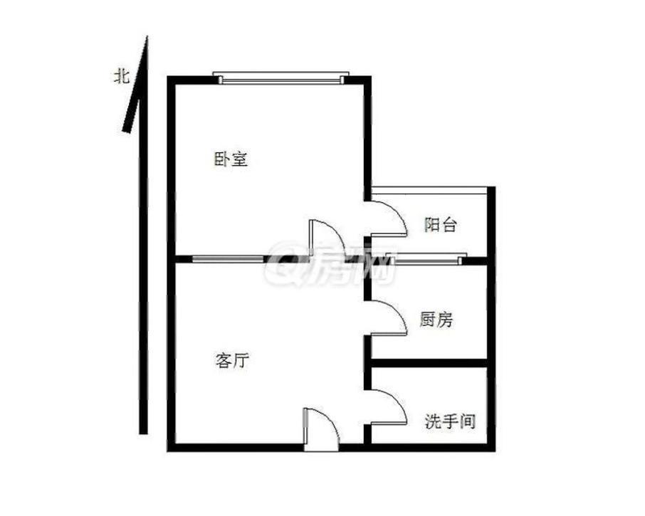奧園峯薈1室1廳主臥出租租金2300元/月