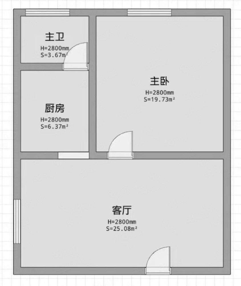 徑貝新村1室1廳出租租金2850元/月
