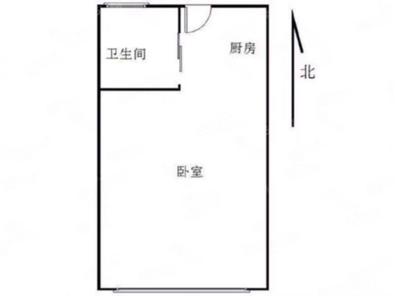 銀田新村1室1廳出租租金3450元/月